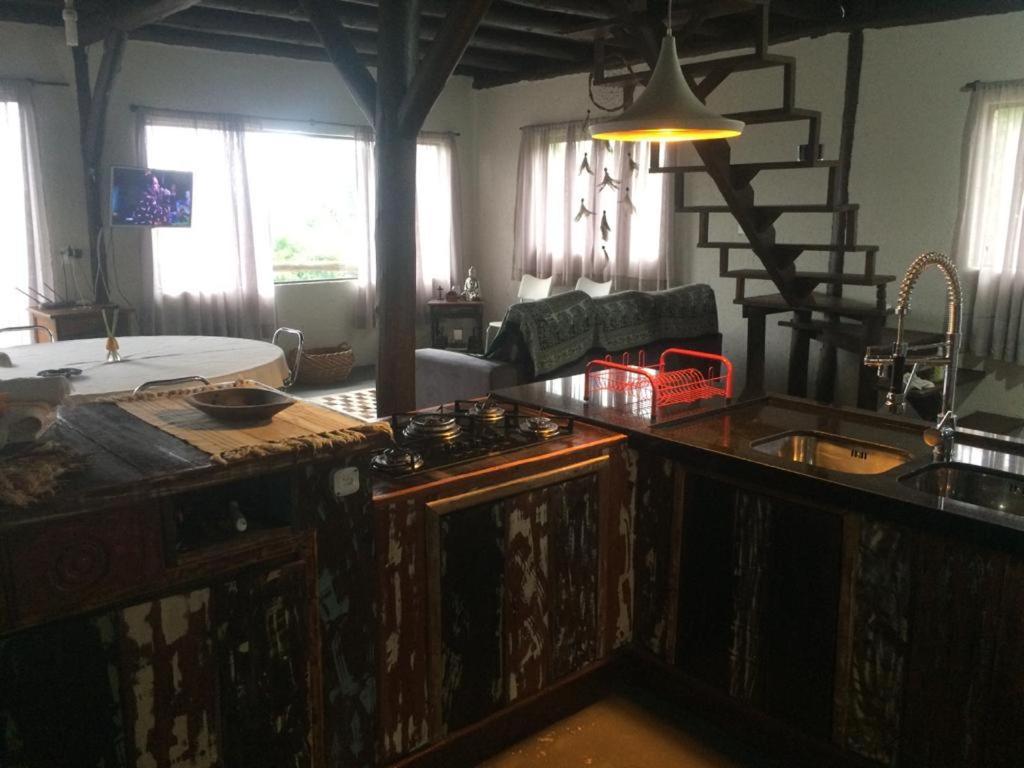 Linda Casa Na Gamboa Garopaba Villa Dış mekan fotoğraf